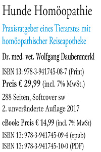 Buch Hunde Homoeopathie